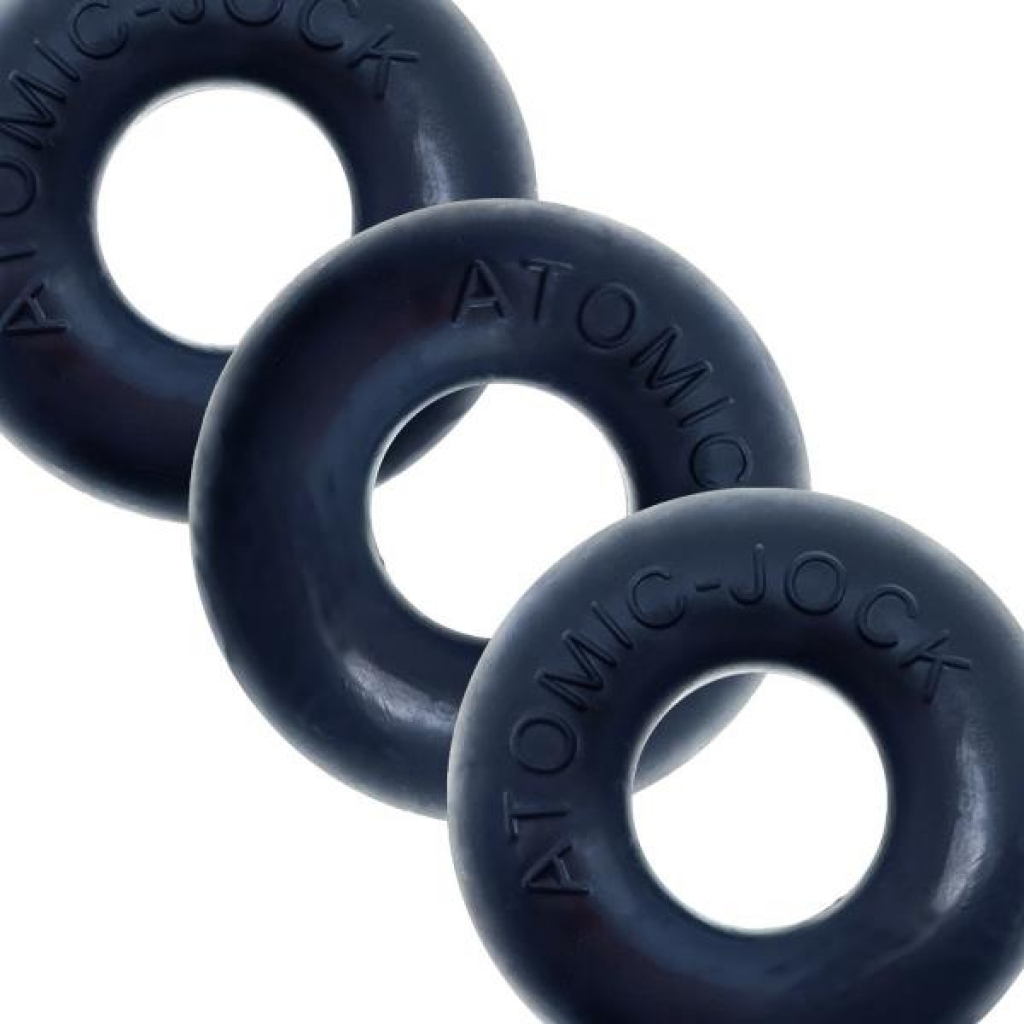 Ringer 3 Pack Cockring Set - Night Black