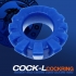 Cock-lug Lugged Cockring - Marine Blue Delight