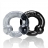 Oxballs Ultraballs Cock Rings - Black & Clear 2 Pack