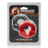 Oxballs Ultraballs Cock Ring Set - Silver & Red