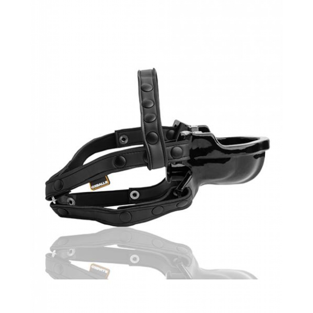 Ouch Leather Watersport Strap-On Gag - Black