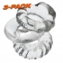 Bonemaker 3pk Cockring Set - Clear