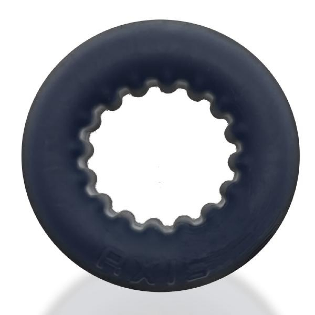 Axis Rib Griphold Cockring - Black Ice