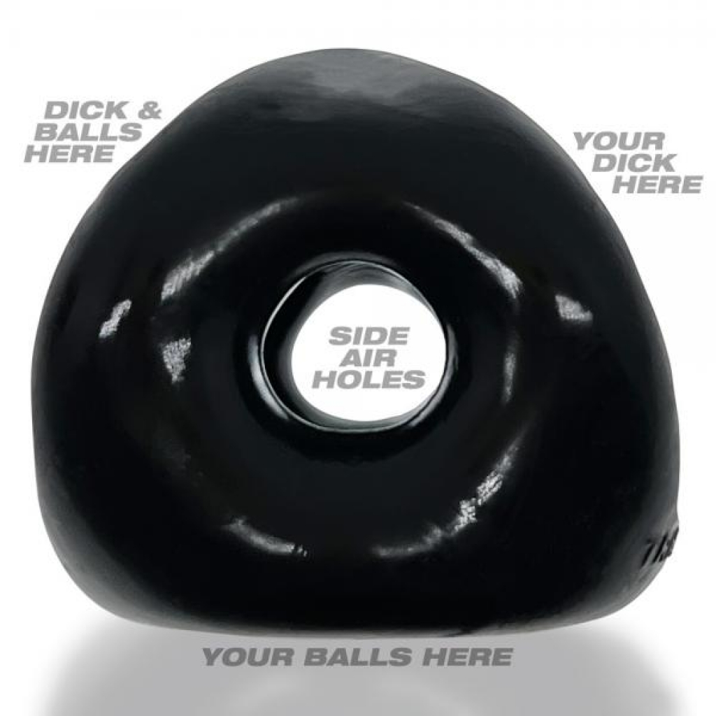 Tri-Sport XL Soft Rubber Cock and Ball Sling - Black