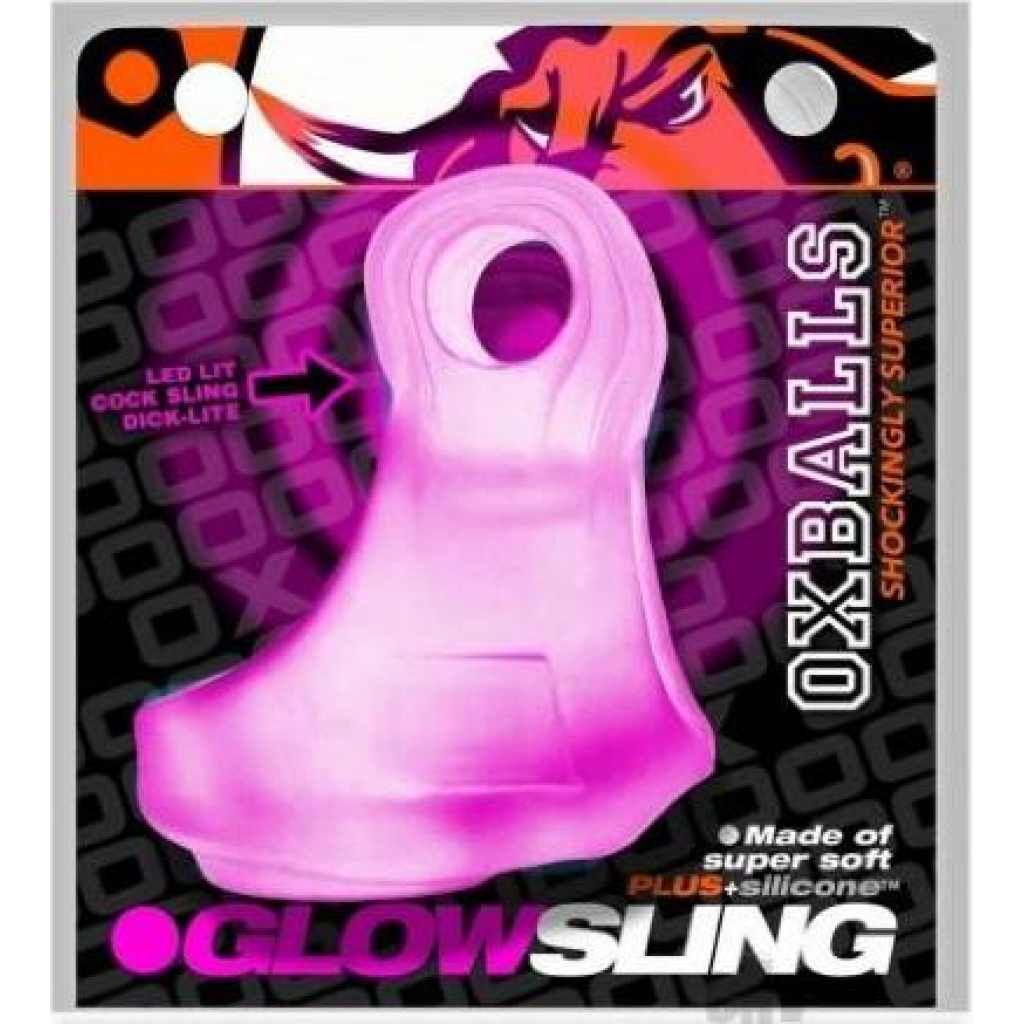 Glowsling Pink Ice - LED Cocksling