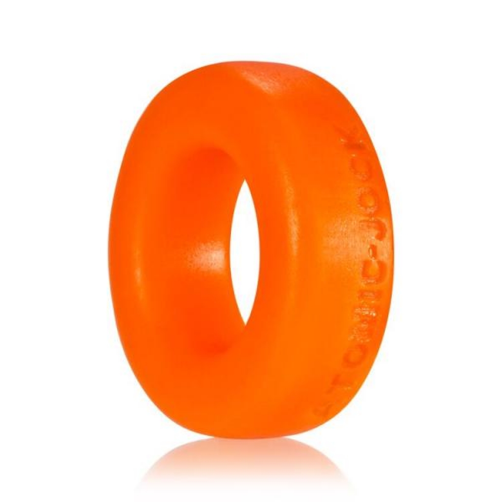 Cock-t Small Comfort Cockring - Atomic Jock/Oxballs Silicone Smoosh Orange