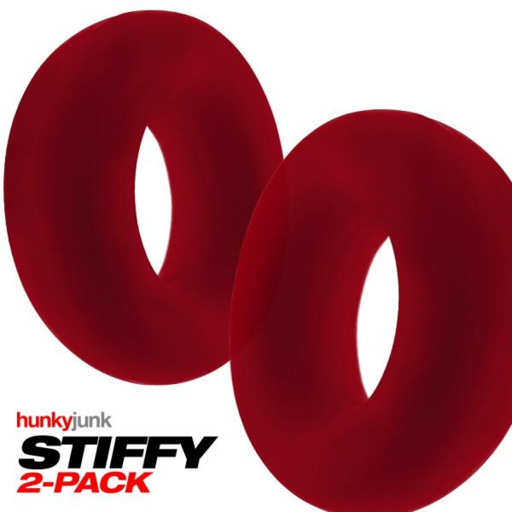 Stiffy C-Rings - 2-Pack - Cherry Ice