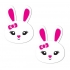 Pastease Bunny White Pasties - One Size Fits Most