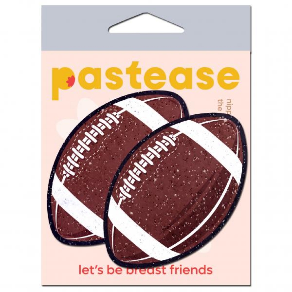 Pastease Sparkly Footballs - Brown