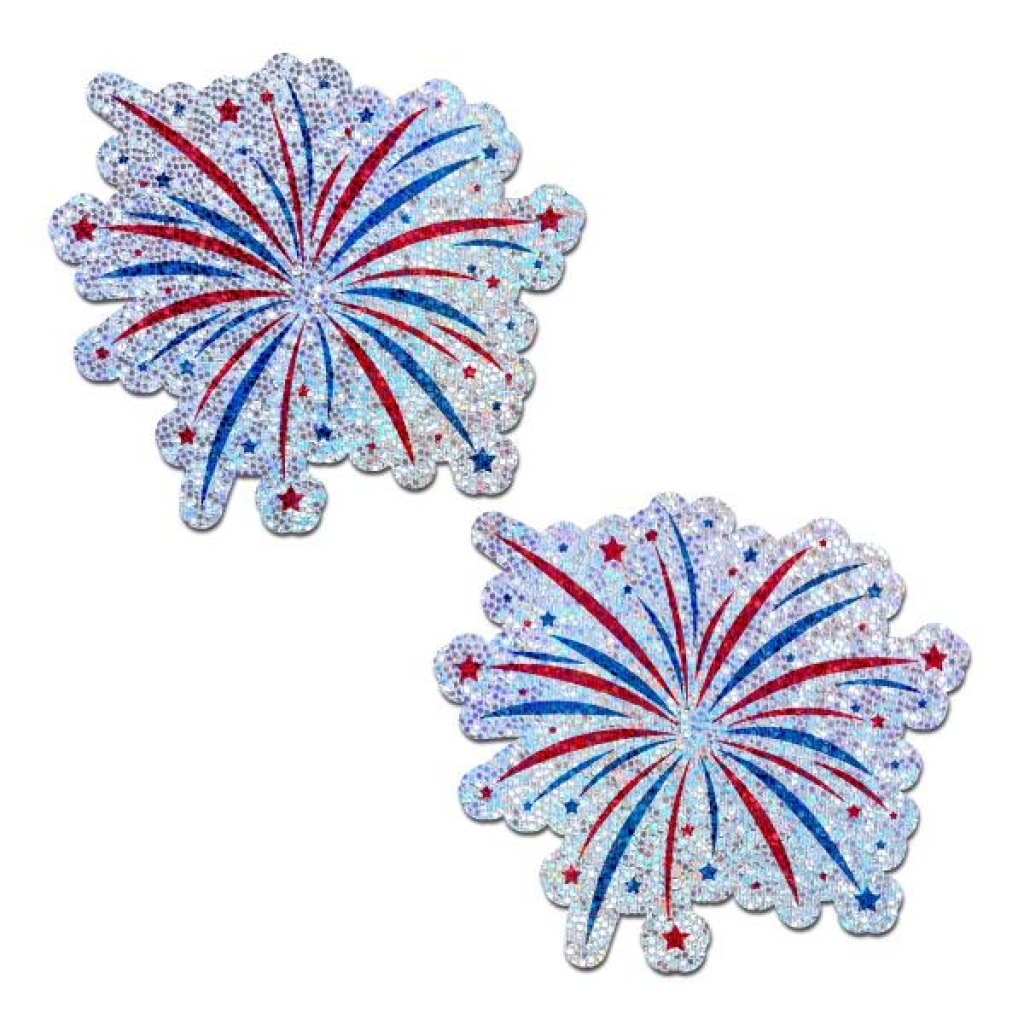 Pastease Fireworks Multi-Color Nipple Pasties