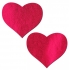 Pastease Liquid Red Heart Nipple Pasties - One Size Fits Most