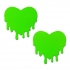 Pastease Neon Green Melty Hearts