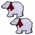 Pastease Polar Bear with Scarf - White