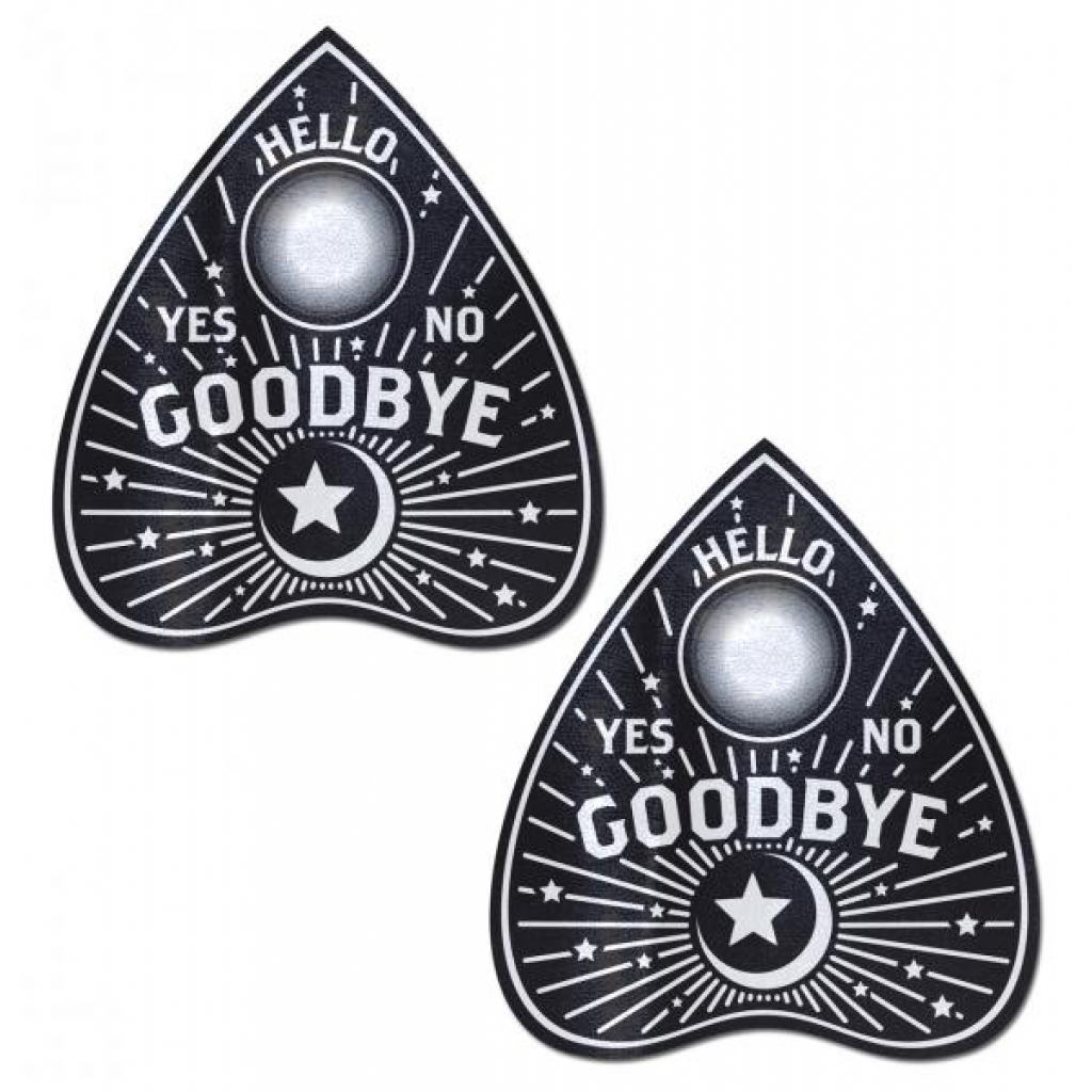 Pastease Liquid Black Ouija Planchette with Stars - Set