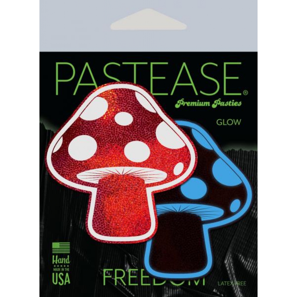 Pastease Mushroom Glow In The Dark Nipple Pasties