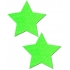 Glow In The Dark Stars Pasties O/S Green