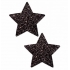 Pastease Sparkle Black Stars - Glamorous Nipple Pasties