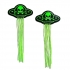 Pastease UFO Alien Tassels - Glow-In-The-Dark Green Pasties