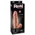 Real Feel Deluxe No 10 - 10-Inch Realistic Vibrator in Beige