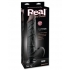 Real Feel Deluxe No.12 Vibrating Dildo - Black