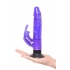 Waterproof Bunny Wall Bangers - Purple Vibrator