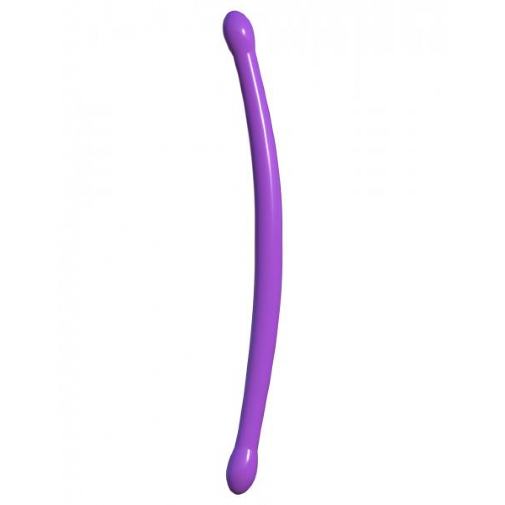 Classix Double Whammy Purple Dual Dildo - 17.25 inches