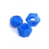 Classix Deluxe Cock Ring Set - Blue 3 Pack