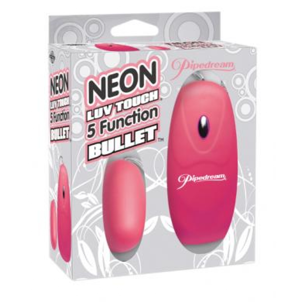 Neon Luv Touch Bullet Vibrator - Pink