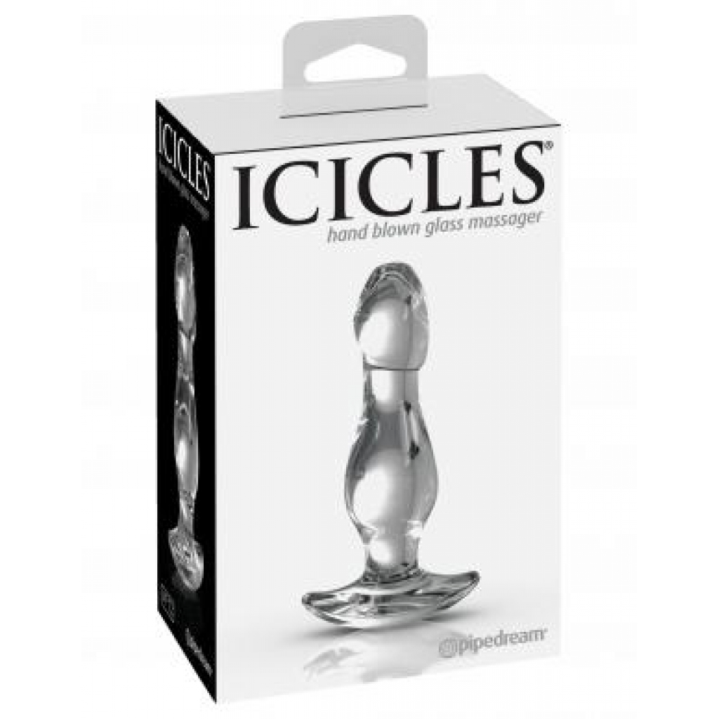 Icicles No 72 Handcrafted Clear Glass Massager