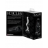 Icicles No. 74: Elegant Black Glass Massager