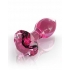 Icicles No 79 Pink Glass Massager - Gem End