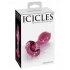 Icicles No 79 Pink Glass Massager - Gem End