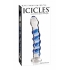 Icicles No 5 Glass Dong - 7 Inches - Clear