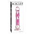 Icicles No. 06 Pink Handcrafted Glass Wand