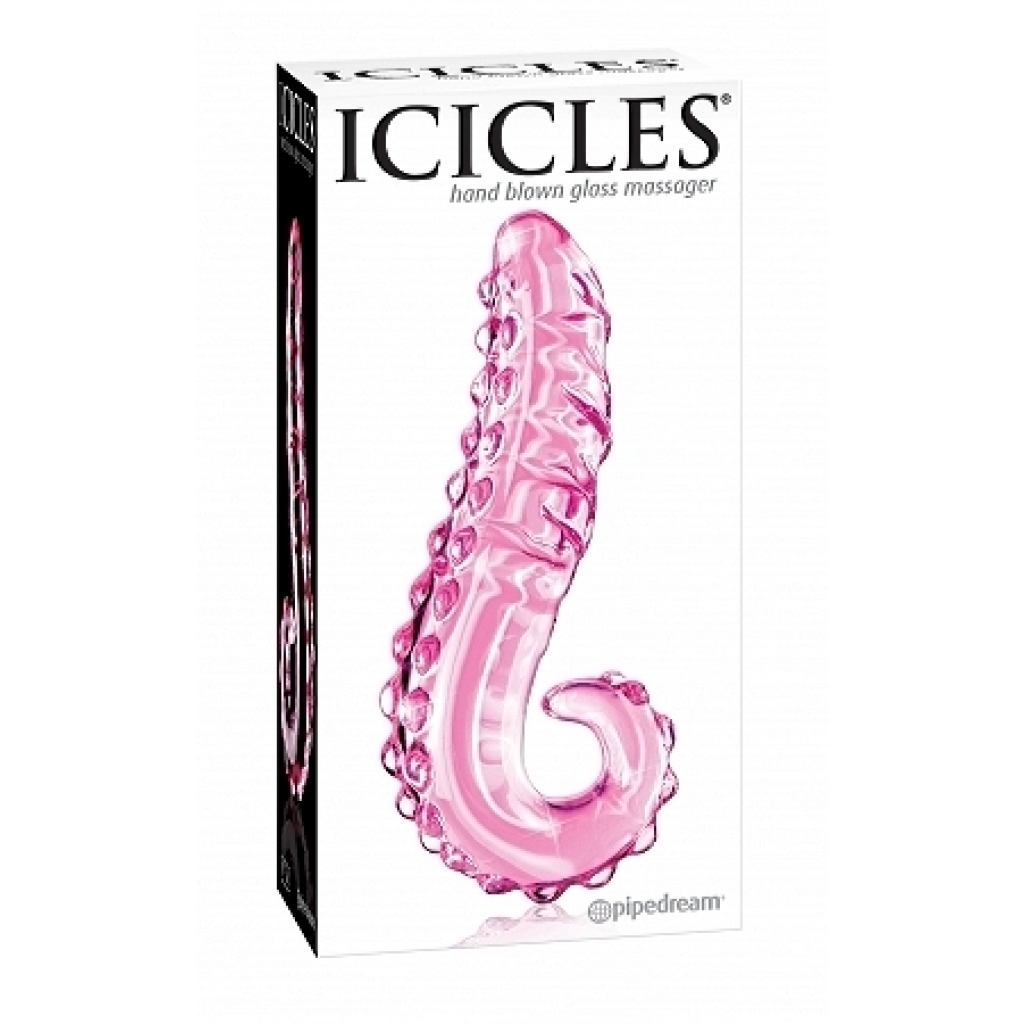 Elegant Icicles No. 24 Glass Dong - 6 Inches - Pink