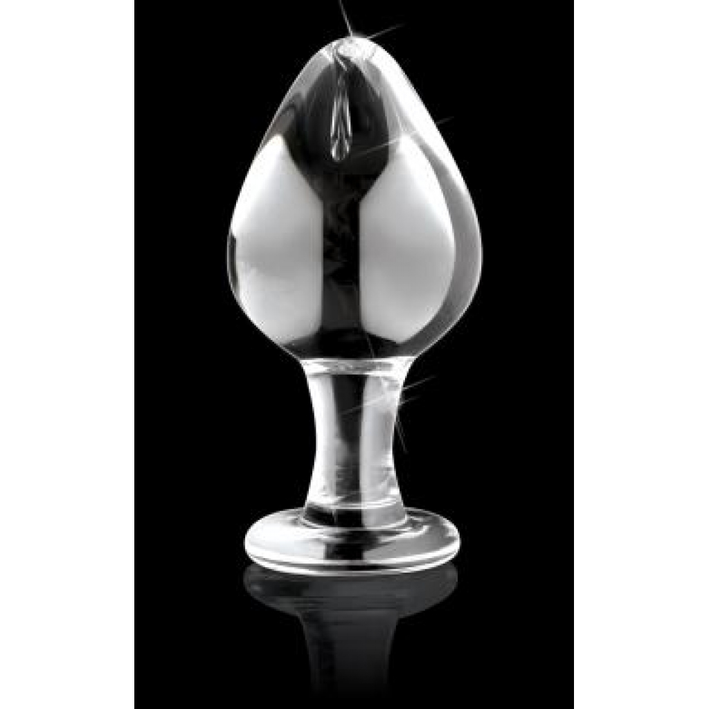 Icicles No 25 Hand Blown Glass Anal Plug - Clear