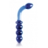 Icicles No.31 Hand Blown Glass Massager - Blue