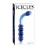 Icicles No.31 Hand Blown Glass Massager - Blue