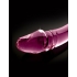 Icicles No. 57 Glass Double Dildo - Pink