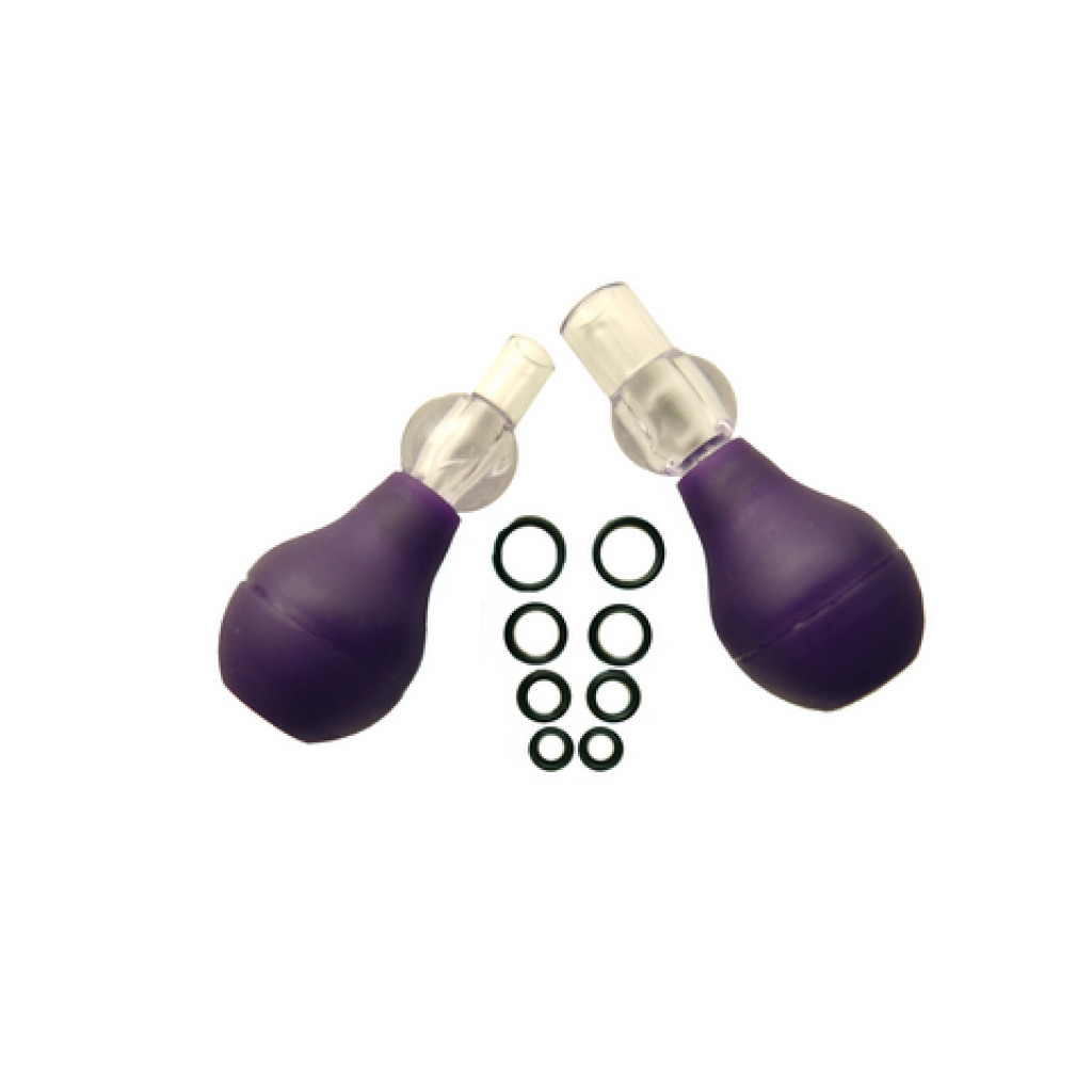 Fetish Fantasy Nipple Enhancement Pump Set in Purple