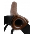 Fetish Fantasy 8-Inch Hollow Strap-On in Brown