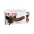 Fetish Fantasy 9 Inch Hollow Strap-On with Balls - Brown