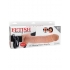 Fetish Fantasy 11 inches Vibrating Hollow Strap On - Beige