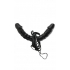 Vibrating Double Delight Strap-On - Black 6