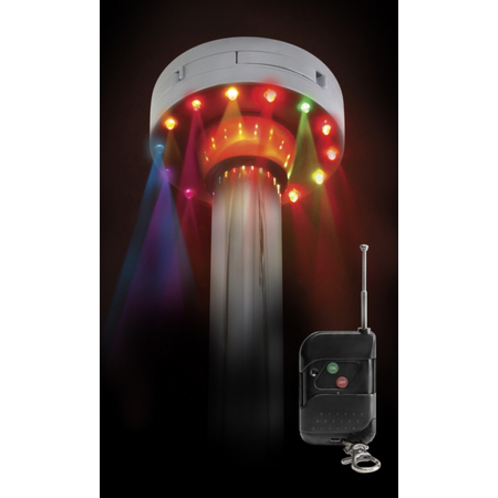 Fetish Fantasy Light Up Disco Dance Pole - Silver