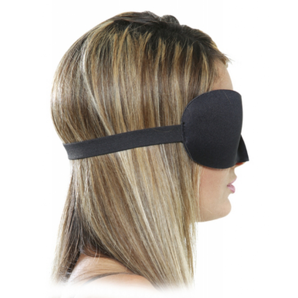 Deluxe Fantasy Love Mask: Sensory Play Enhancement in Black