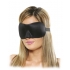 Deluxe Fantasy Love Mask: Sensory Play Enhancement in Black