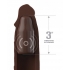 Fantasy X-tensions Elite 9in Sleeve With Vibrating Plug - Brown