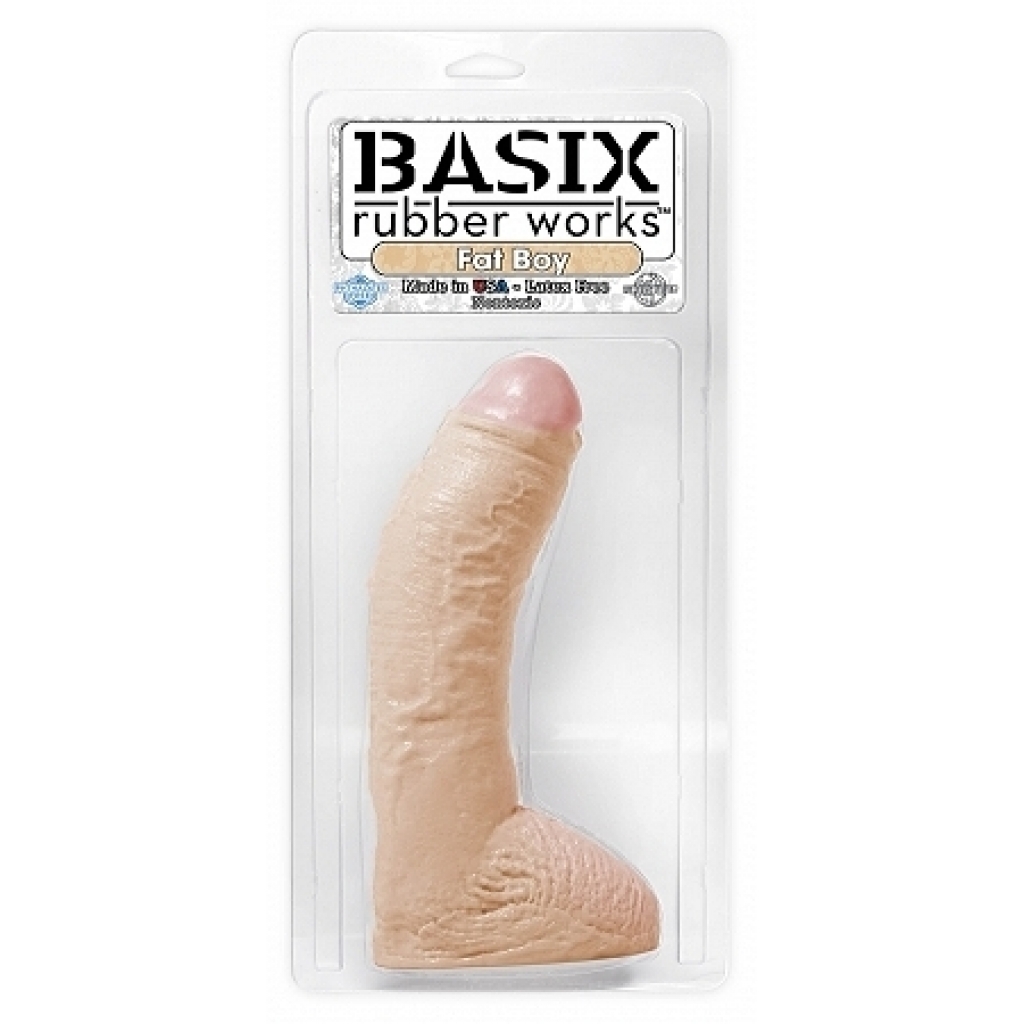 Basix Rubber Fat Boy 10 inches Dildo Beige