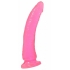 Basix Rubber Slim Dong with Suction Cup - Pink